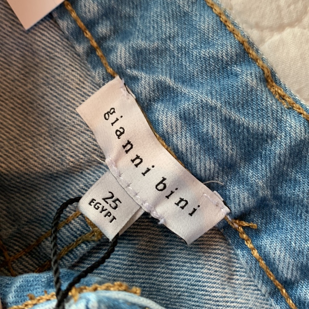 Gianni Bini High Rise Riley Straight Leg Jeans Size 25 - Picture 6 of 7